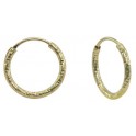 TWISTED HOOP EARRINGS 1,30X18MM