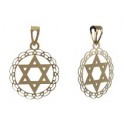 16MM STAR OF DAVID PENDANT         