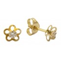 5MM 5 LEAF FLOWER CULTURED PEARL 3MM