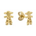 7MM GIRL STUD EARRINGS