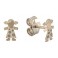 7MM GIRL STUD EARRINGS