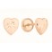 PENDIENTES CORAZON TALLADOS