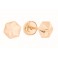 PENDIENTES HEXAGONO TALLADO