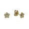 1.5MM.FLOWER STUDS WITH ZIRC.